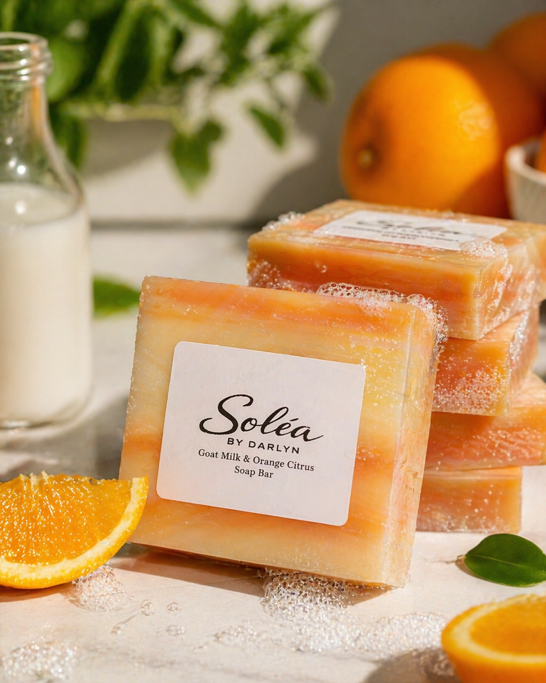 Orange Citrus & Goat Milk Soap Bar